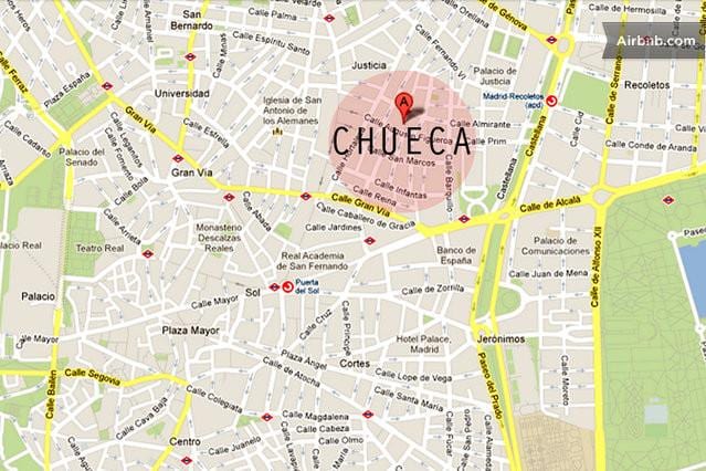 Madrid chueca hartë