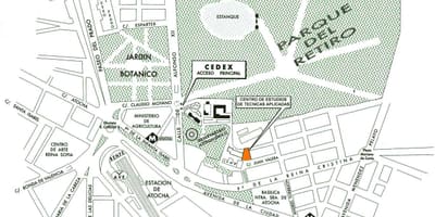 Harta atocha stacioni Madrid
