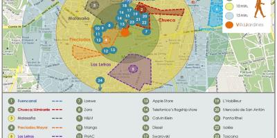 Harta e Madridit pazar