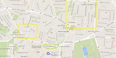 Harta e malasana Madrid